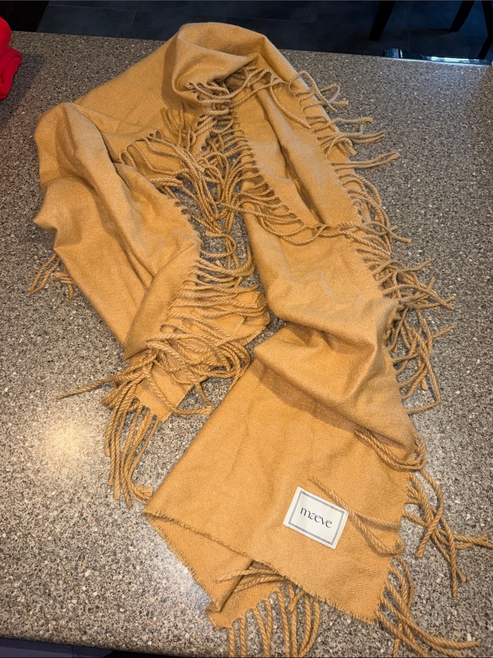 Anthropologie Maeve fringe scarf